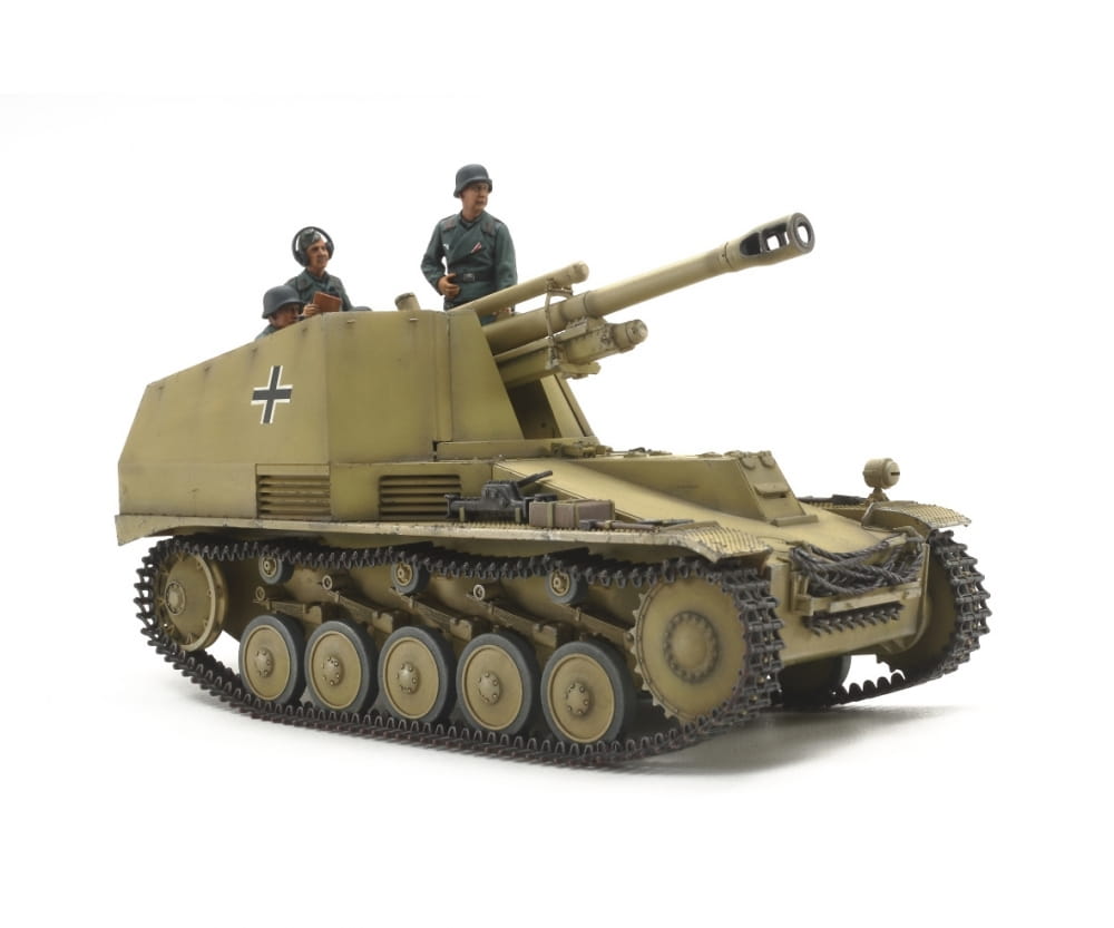Tamiya Panzerhaubitz Wespe Italien. Front 1:35 Plastik Modellbau Militär Bausatz