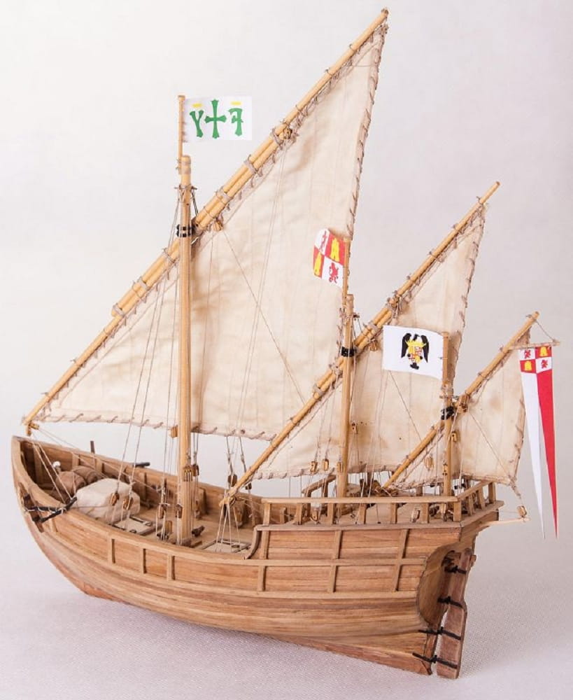 Krick Dusek Schiff Nina 1:72 Holz Baukasten
