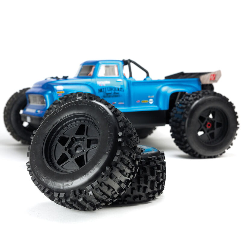 Arrma Notorious 6S 1:8 4WD Brushless Stunt Truck BLX RTR Blau