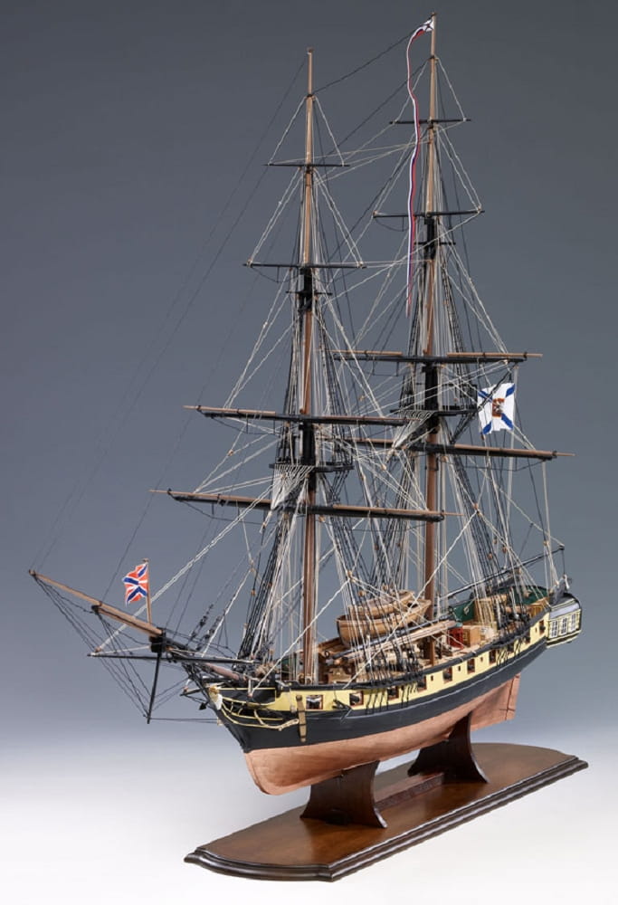 mercury russische brigg 1 64 modell baukasten victory models Mercury Russische Brigg 1_64 Modell-Baukasten - Historischer Schiffsbausatz