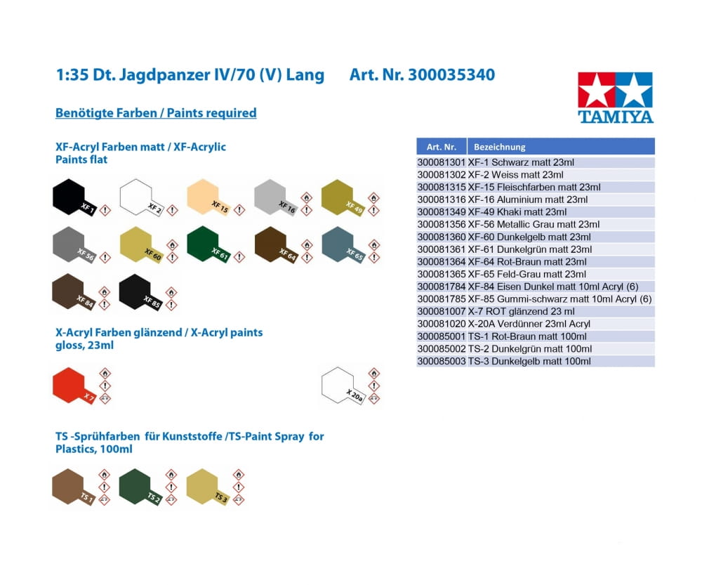 Tamiya WWII Dt. Jagdpanzer IV/70 (V) Lang 1:35 Plastik Modellbau Militär Bausatz Tamiya WWII Dt. Jagdpanzer IV/70 (V) Lang 1:35 Plastik Modellbau Militär Bausatz
