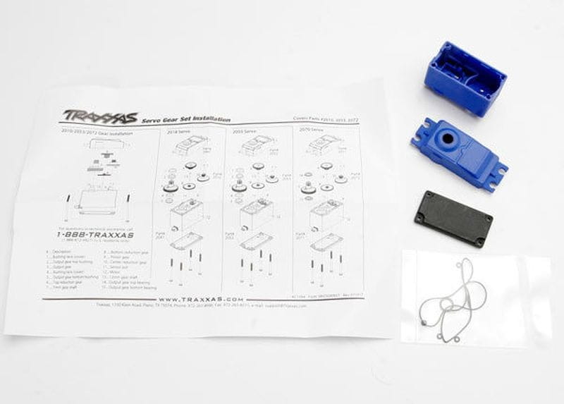 Traxxas Servo-Gehaeuse_Dichtungen 2056 und 2075 - RC-Zubehoer