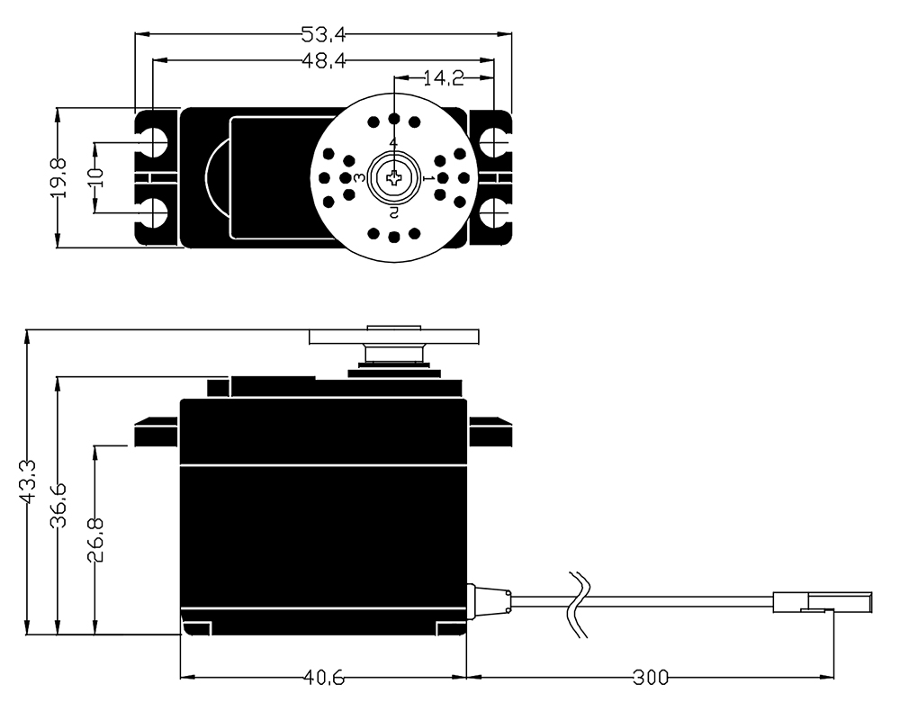 Hitec Servo HS-430BH Standard