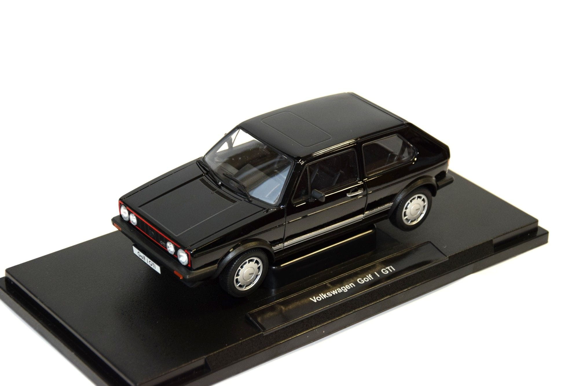 Welly Modellauto 1:18 VW Golf 1 GTI Schwarz