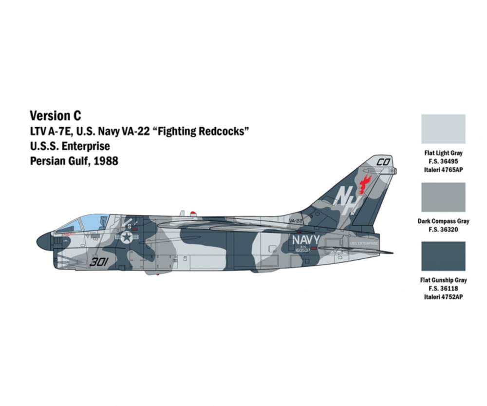 Italeri 1:48 A-7E Corsair II