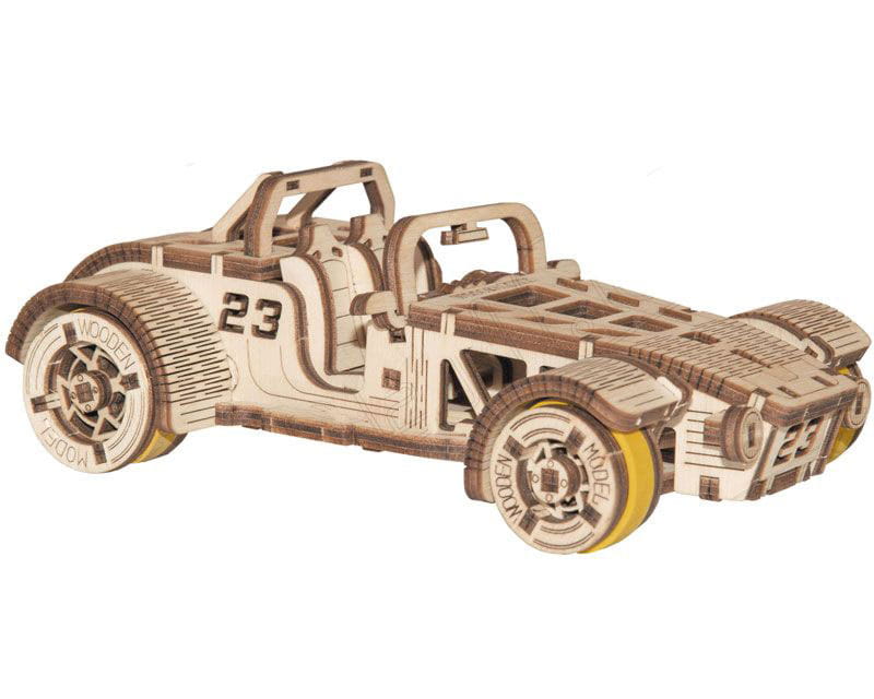 Krick Roadster 3D-tec Holz Auto Bausatz 111 Teile