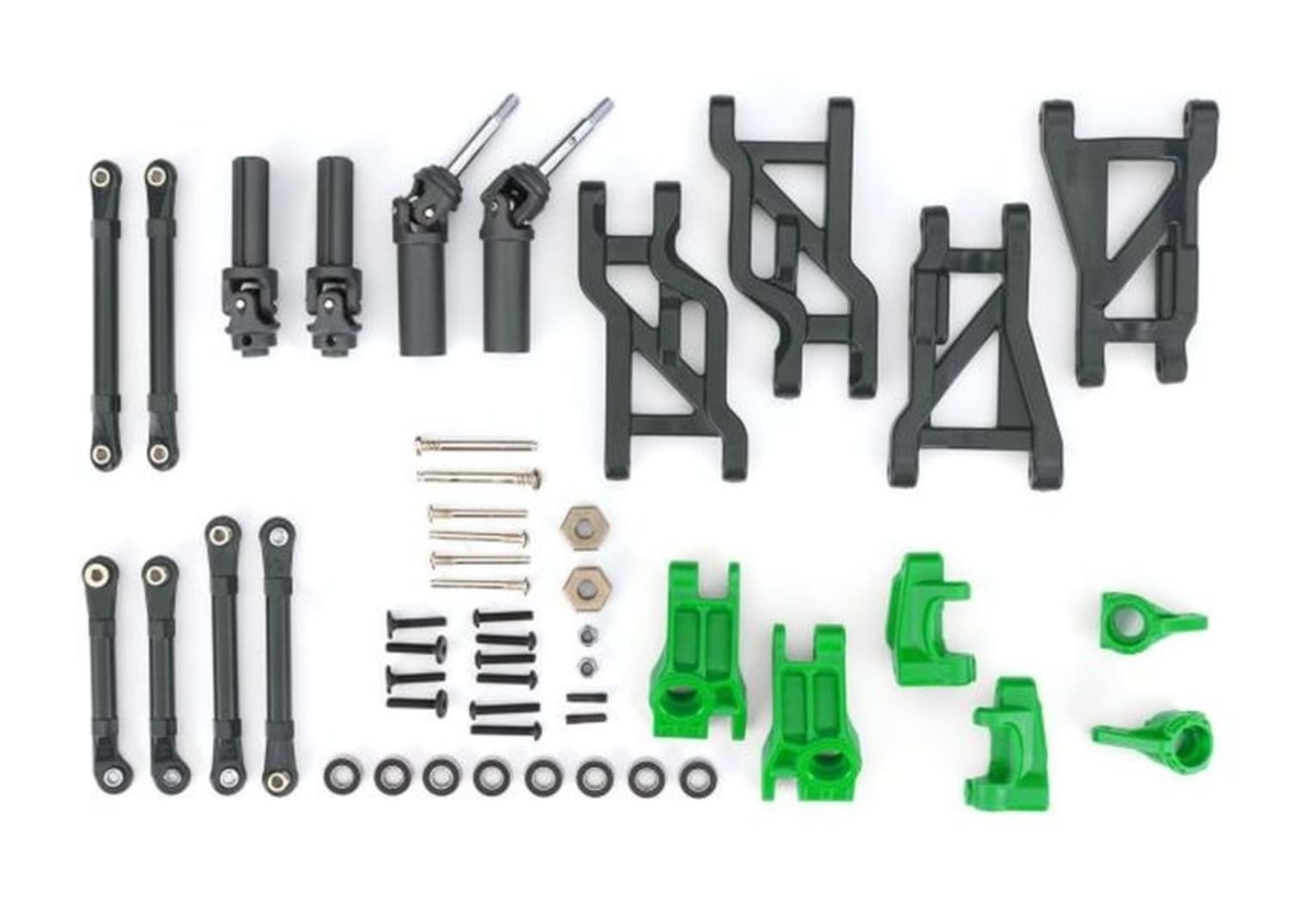 Traxxas Antriebswellen - Aufhaengungs-Set HD gruen - RC-Zubehoer