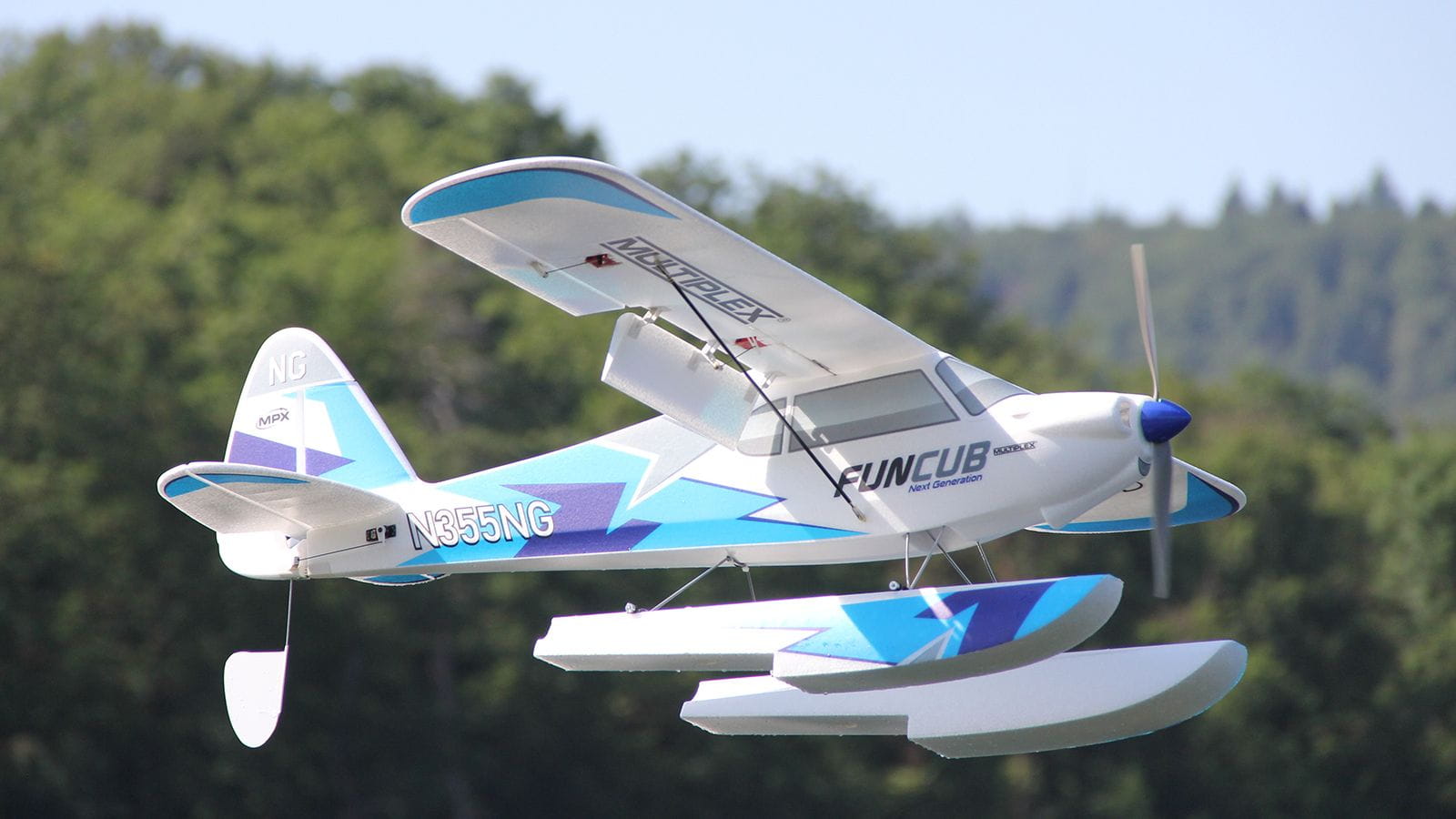 RC Flugzeug FunCub NG blau made by MPX Multiplex Multiplex RC Flugzeug FunCub NG blau made by MPX