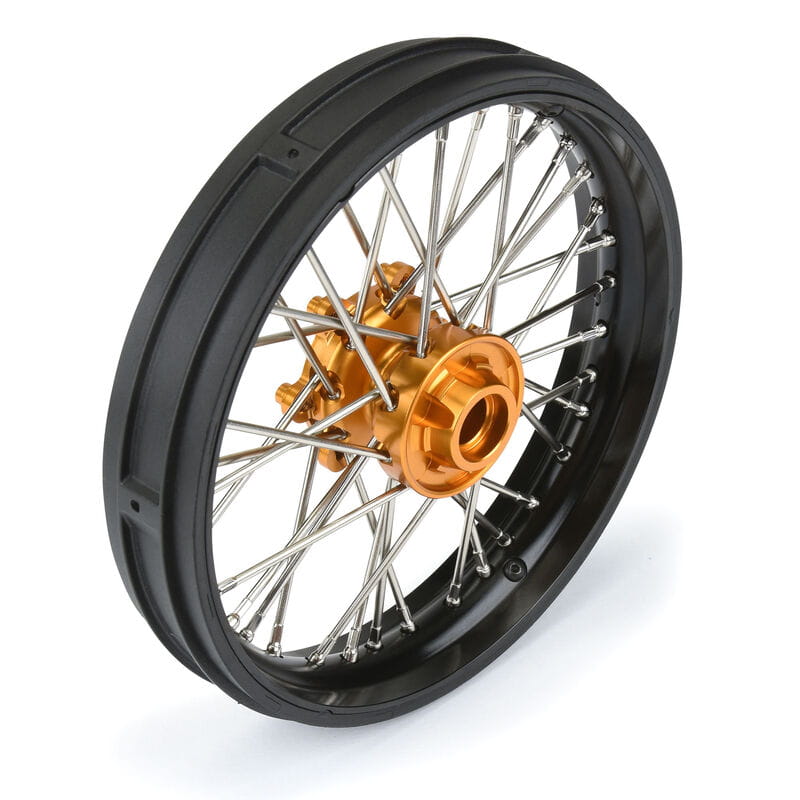 Proline 1_4 Pro-Spec Aluminum V2 Bead Front Wheel Black_Gold _1_ Promoto-MX - RC-Zubehoer