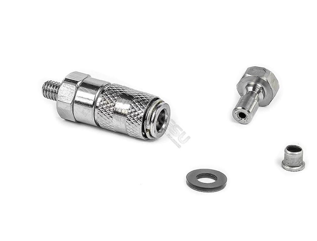 Lesu Hydraulische Schnellkupplung mit Stecker M3 2,5x1,5 Schlauch