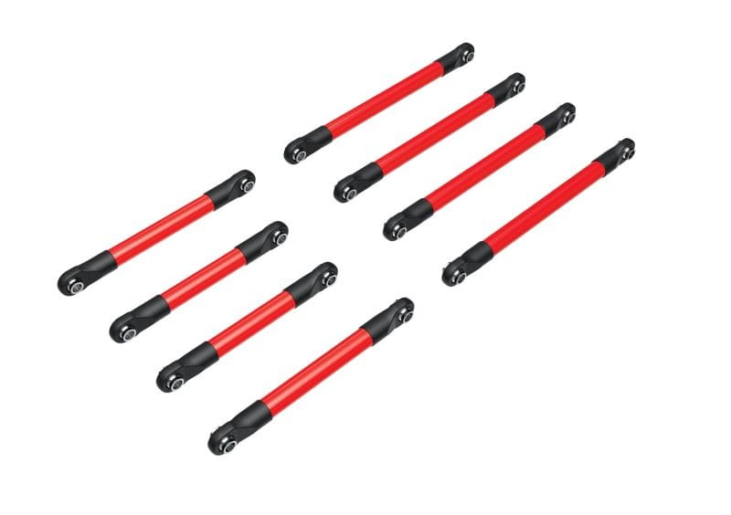 Traxxas Suspension-Link Set komplett rot_ Alu TRX-4M - RC-Zubehoer
