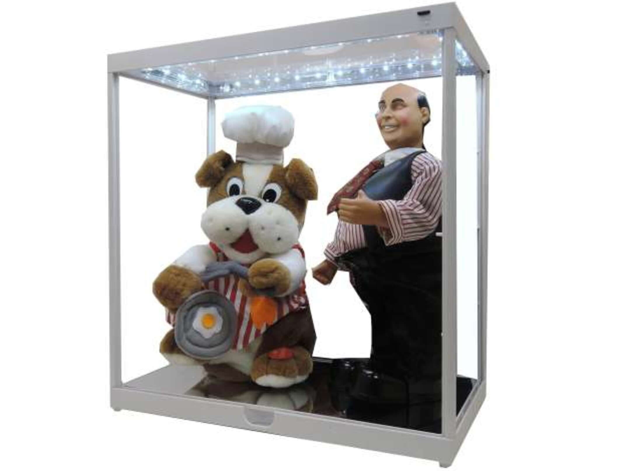 Modellauto Vitrine 1-6 LED Beleuchtet in Weiss modellauto-vitrine-1-6-led-beleuchtet-mit-usb-weiss
