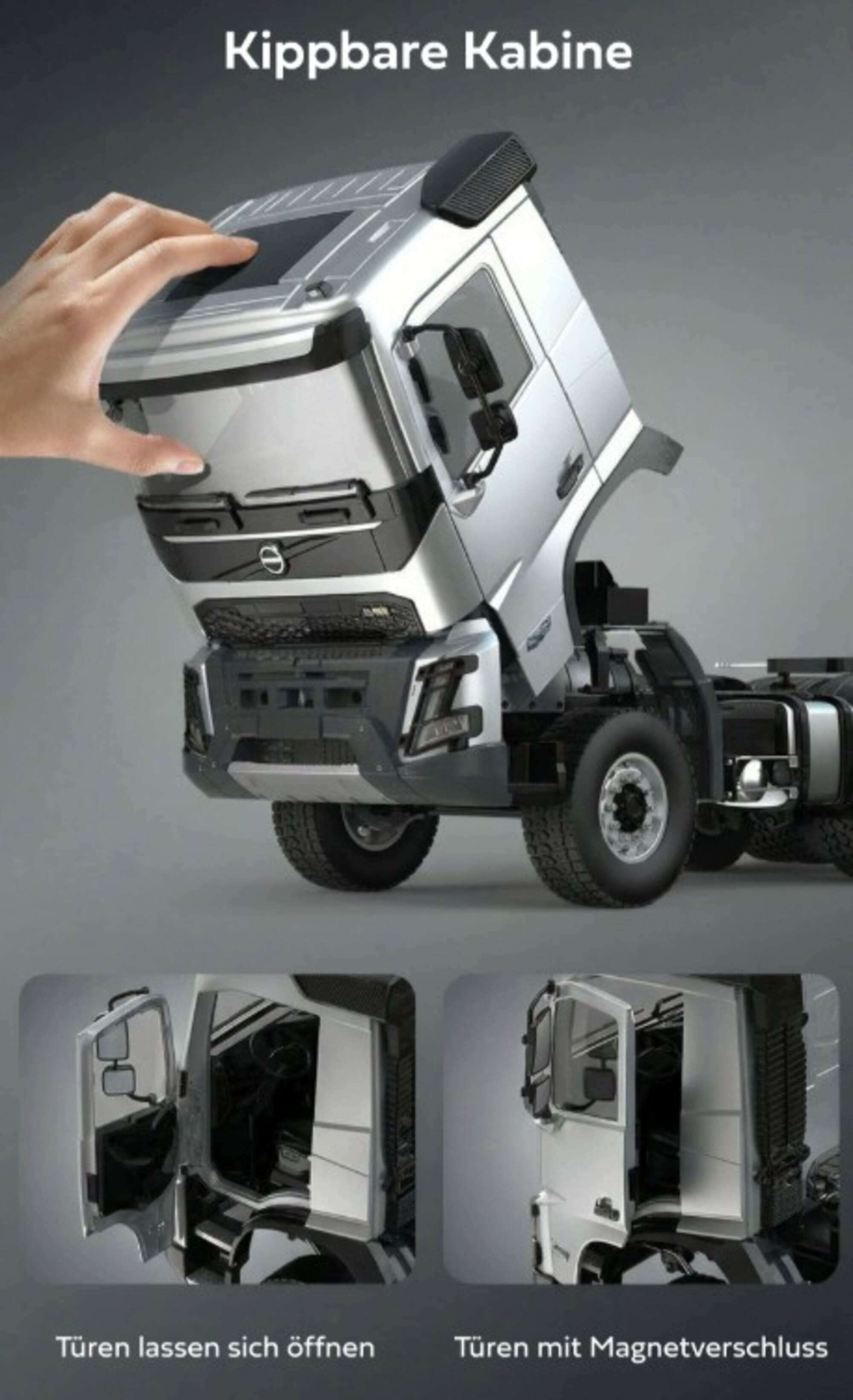 Amewi Volvo FMX E013 Zugmaschine 6x4 1_14 RTR silber