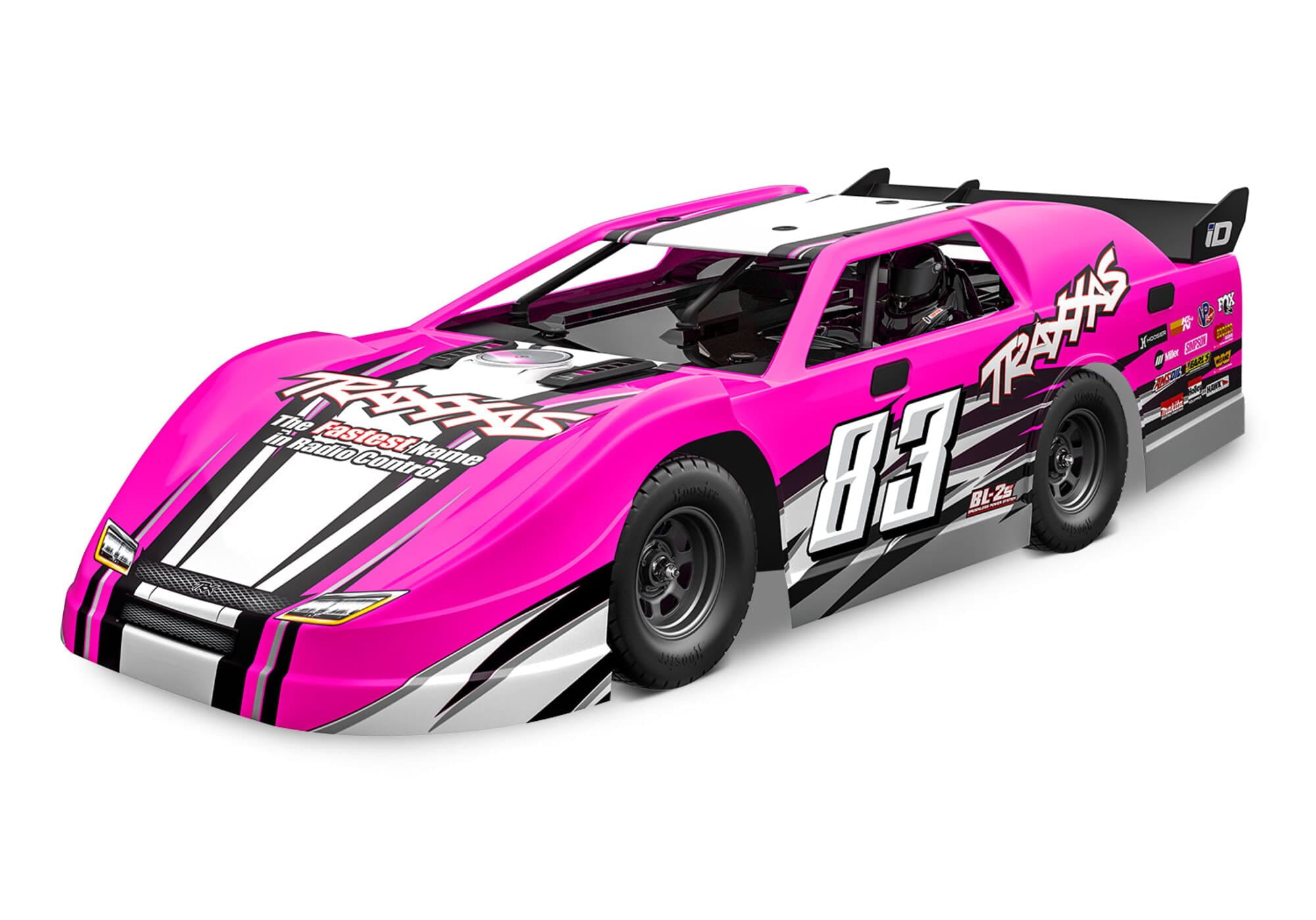 Traxxas Slash Late Model BL-2s Dirt Oval 1-10 Pink