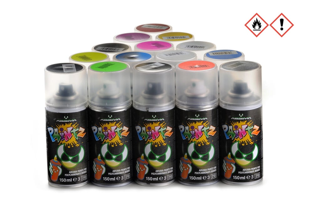 Absima Polycarbonat Spray "PAINTZ SCHWARZ" 150ml