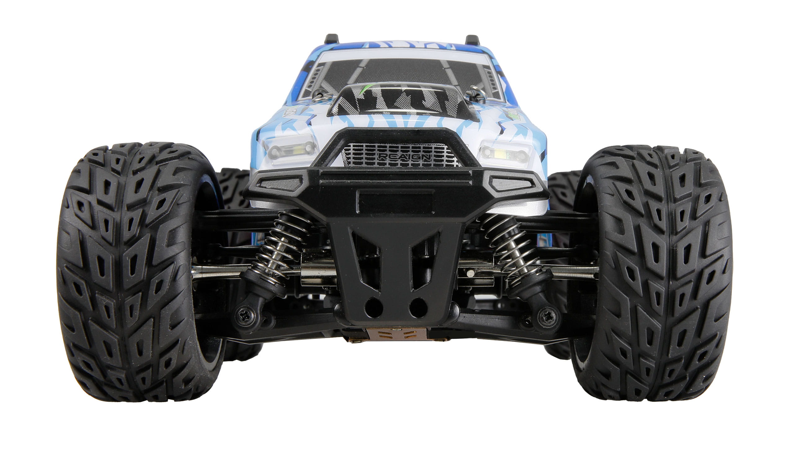 Amewi MAX20 Monstertruck Brushed 4WD 1_20 RTR blau_pink RC Fahrzeug - Art_-Nr. 22700
