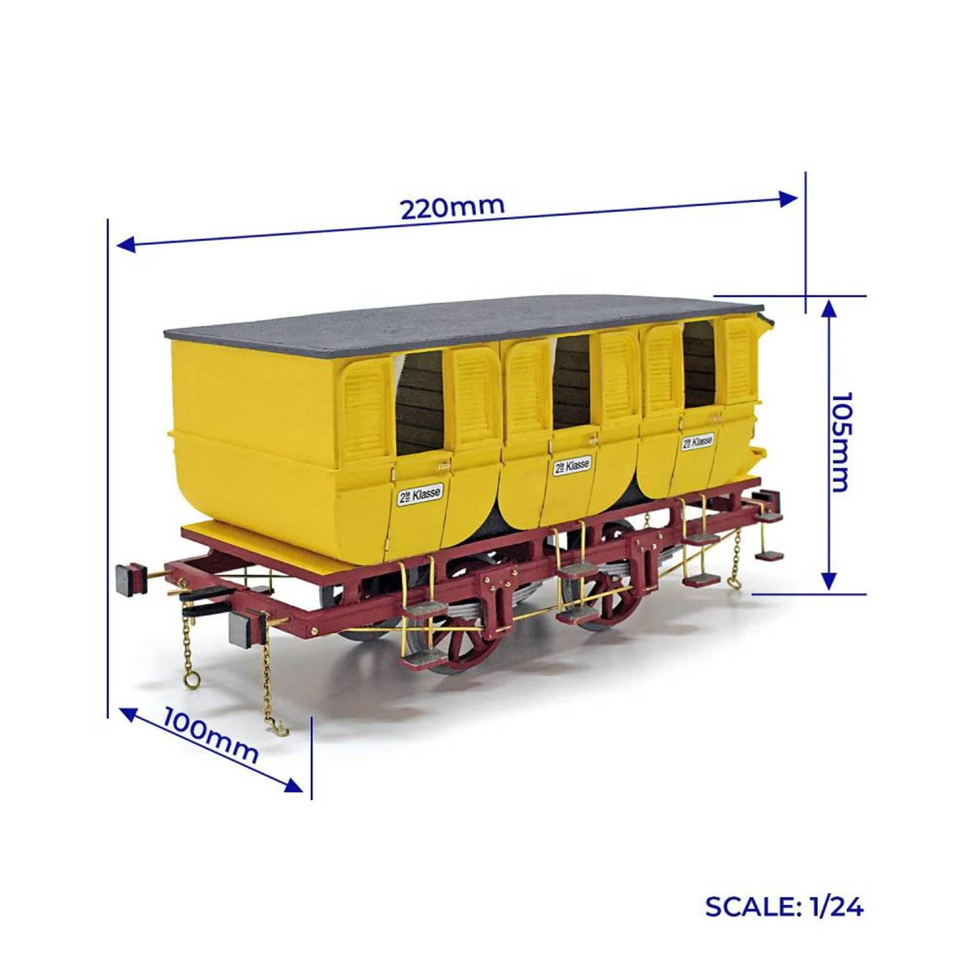 Adler Wagenset Standmodellbausaetz 1_24 - Modellzubehoer