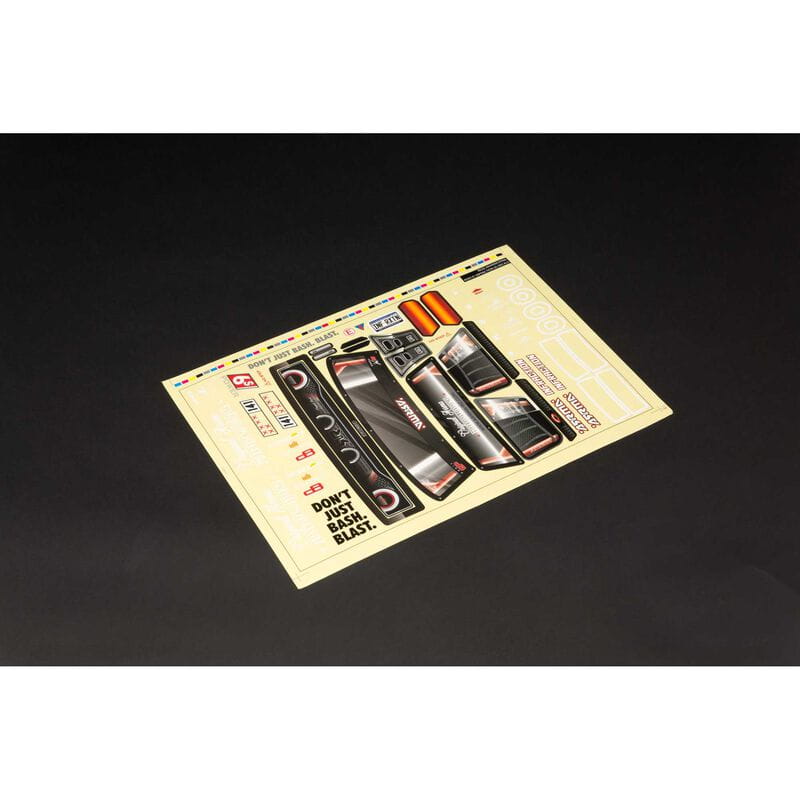 Arrma Infraction 6S BLX Clear Bodyshell _inc. Decals_ - RC-Zubehoer