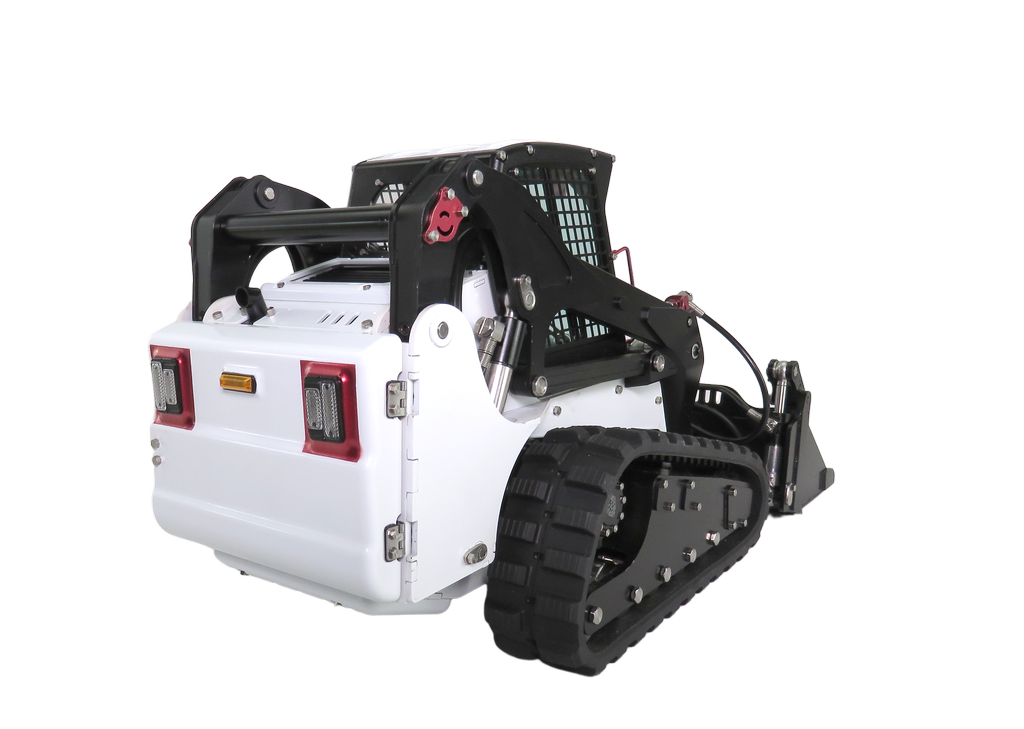 Thicon 1_14 Kompaktlader mit Kettenfahrwerk weiss_schwarz RTR m. RC - RC-Zubehoer