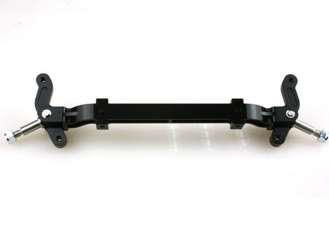 Lesu 1_14 Vorderachse Alu schwarz fuer Tamiya-LKW - RC-Zubehoer