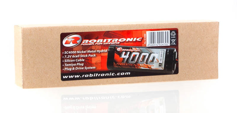 Robitronic Stick Pack NiMH 7,2V 4000mAh Akku