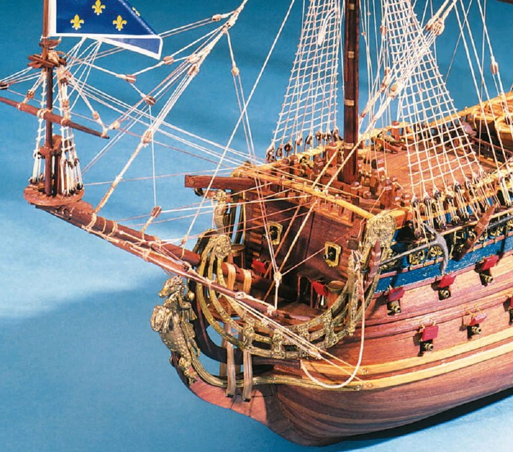 Le Soleil Royal 1_77 Modellbaukasten – Historisches Schiffsmodell aus Holz