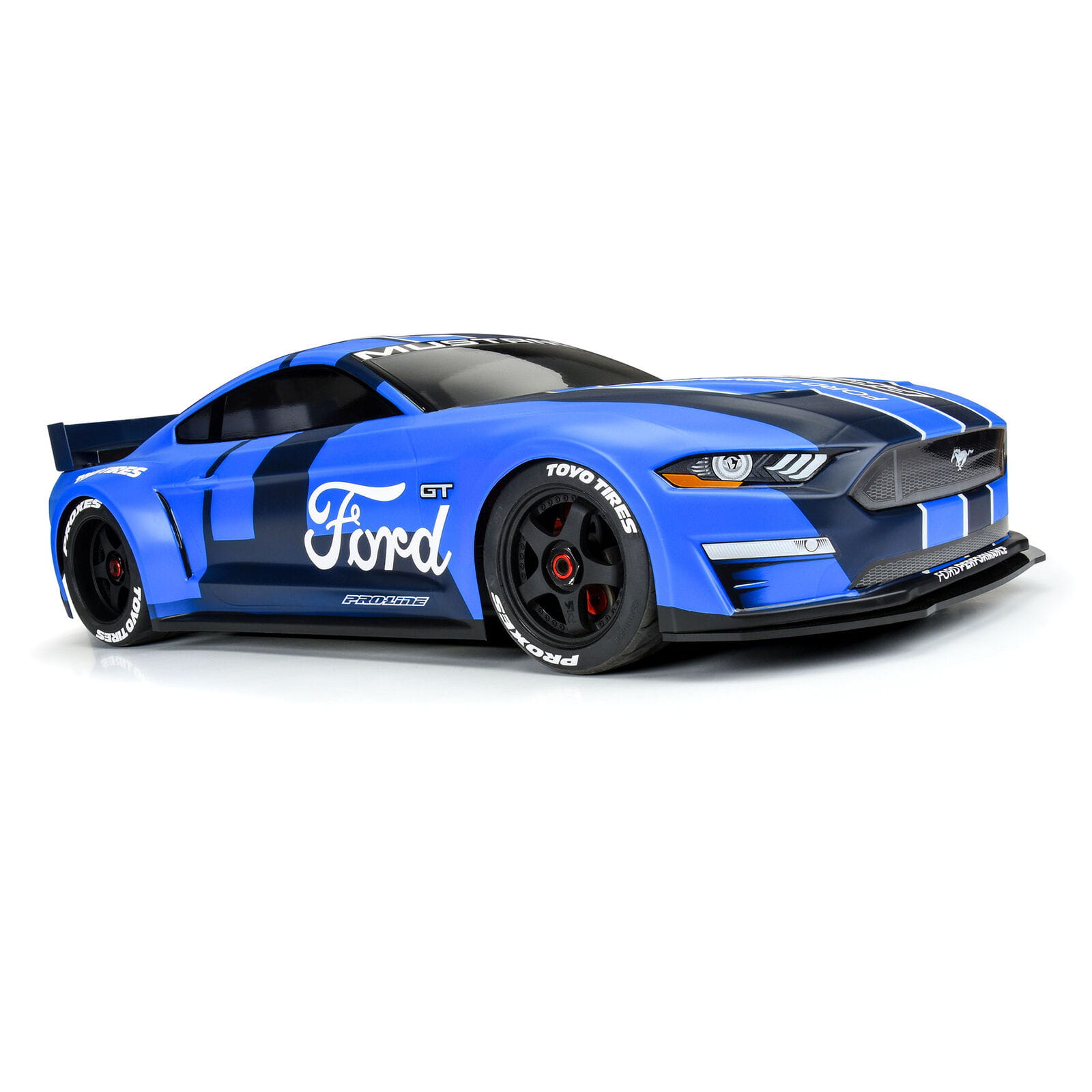Protoform 1_7 2021 Ford Mustang GT Clear Karosserie fuer ARRMA Felony - RC-Zubehoer