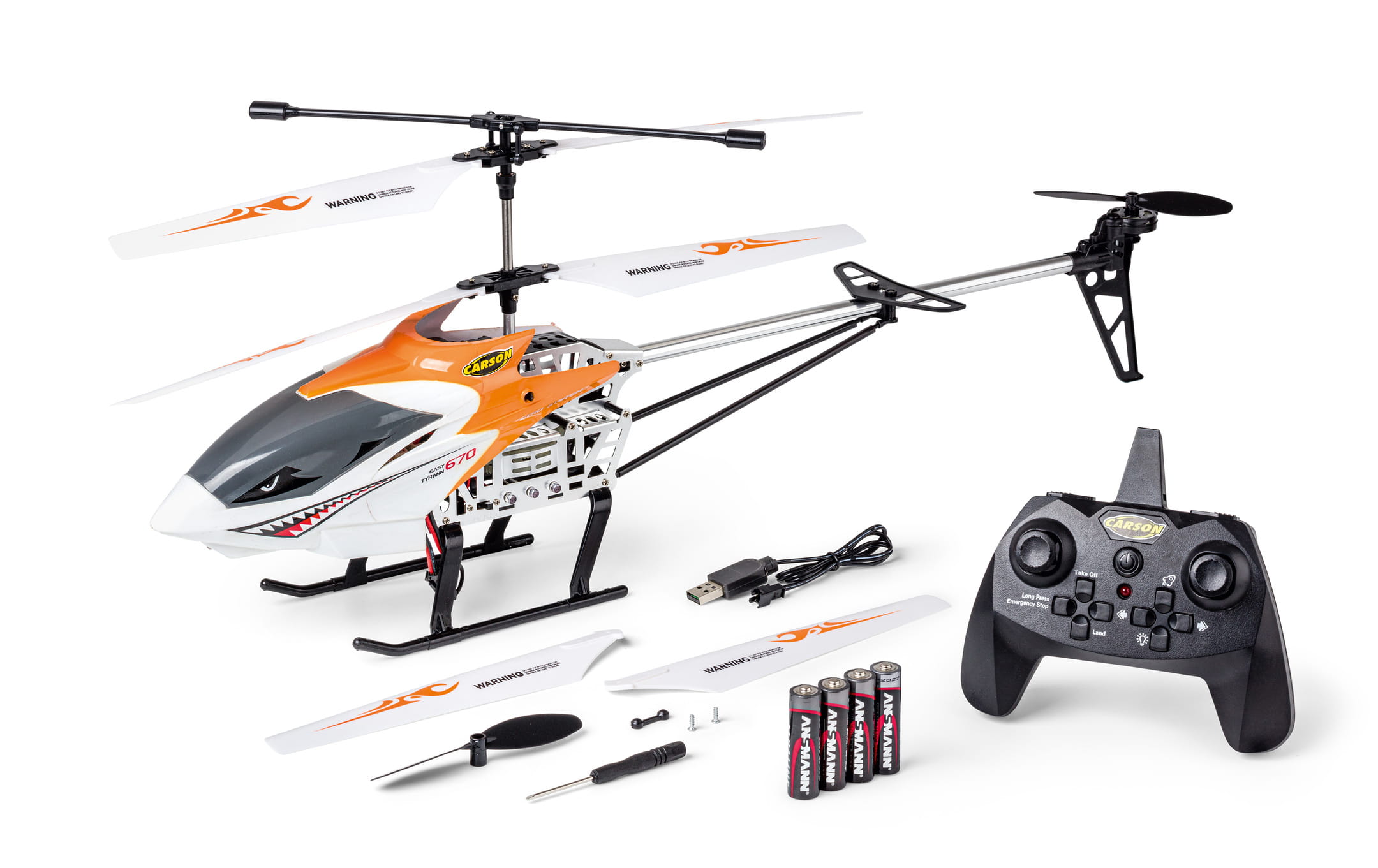 carson elektro hubschrauber easy tyrann 670