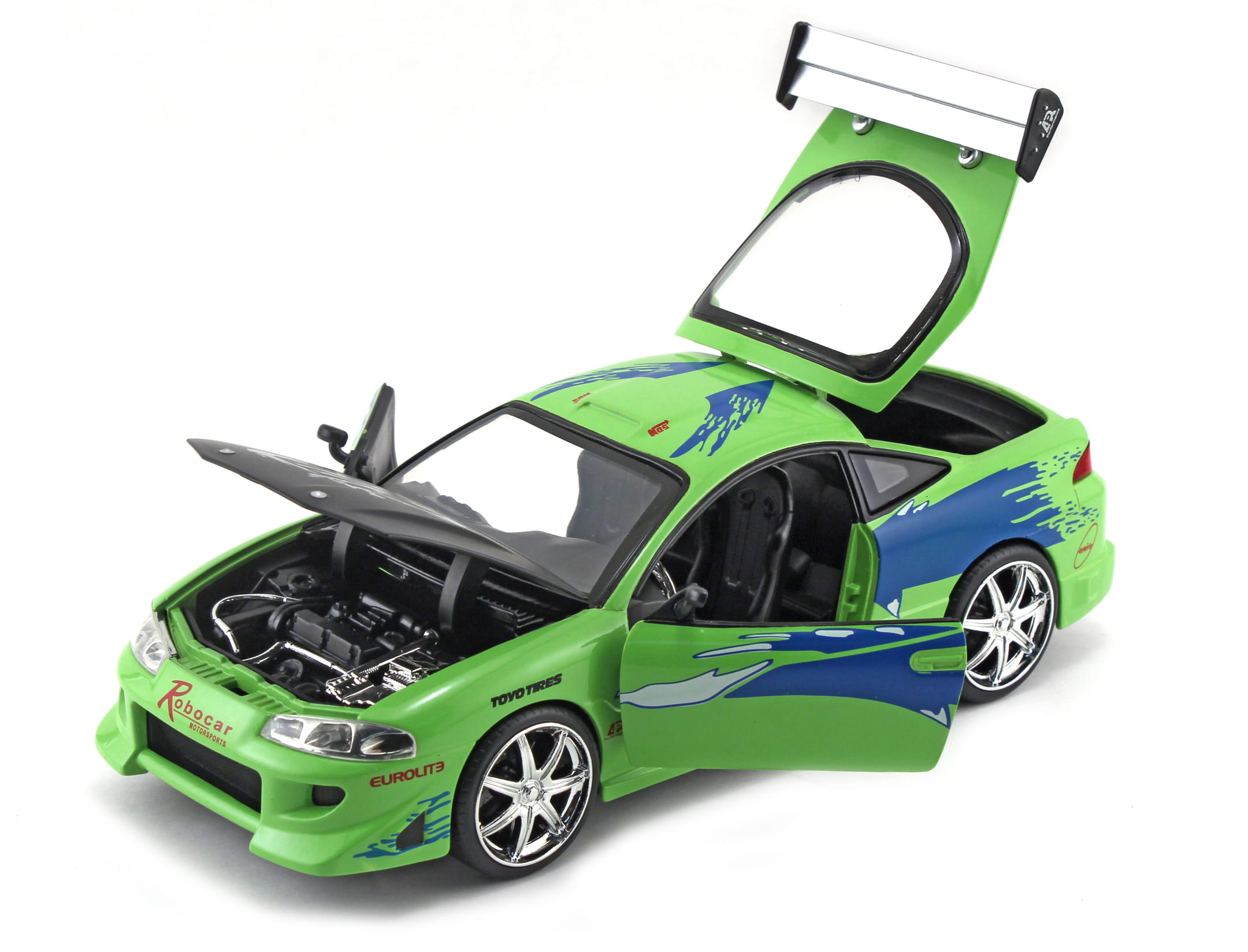 Jadatoys 1995 Mitsubishi Eclipse Fast & Furious 1:24 Modellauto