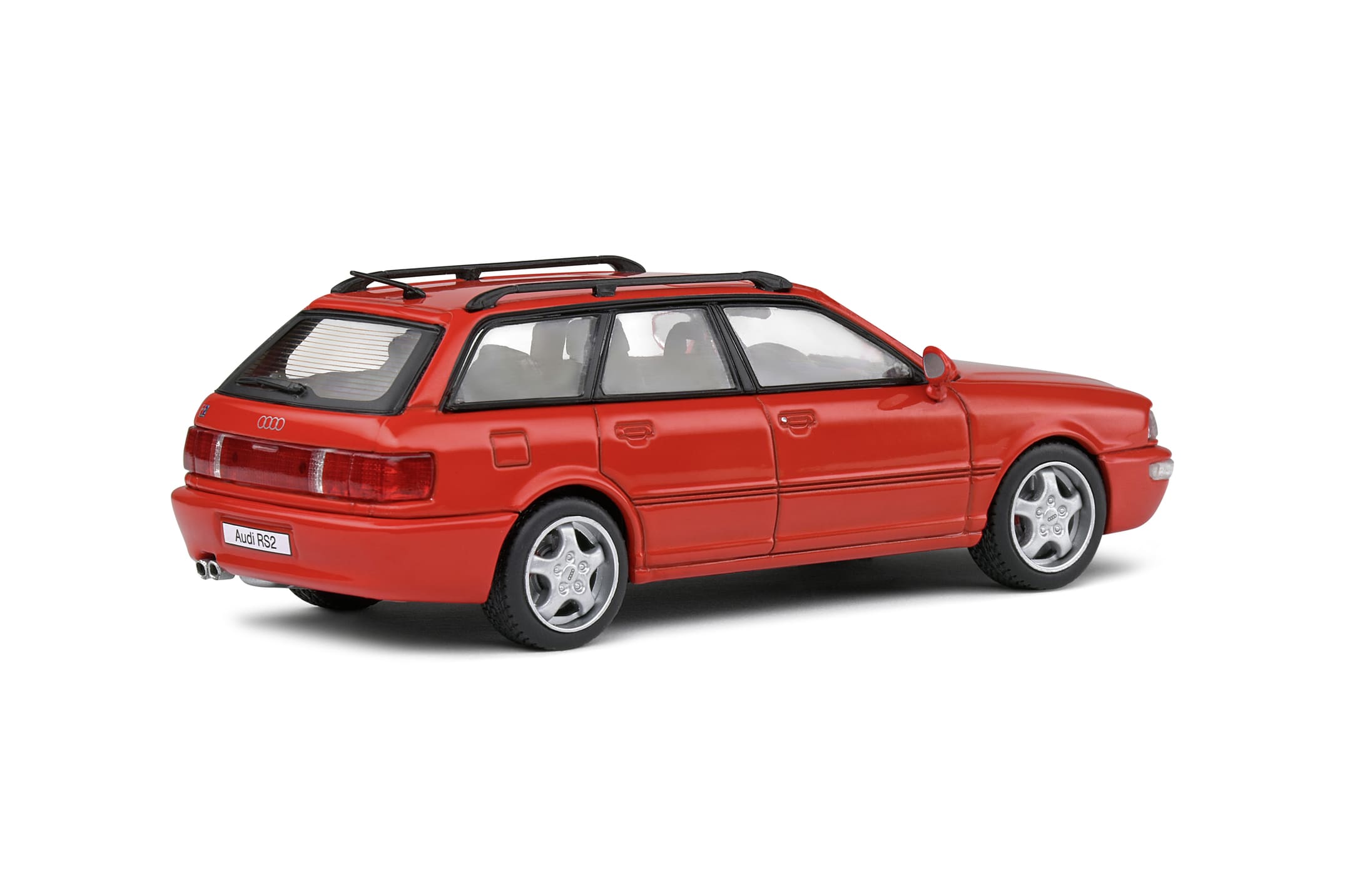 Solido 1_43 Audi RS2 Avant Modell 1995 Lazer Red Detailgetreue Nachbildung