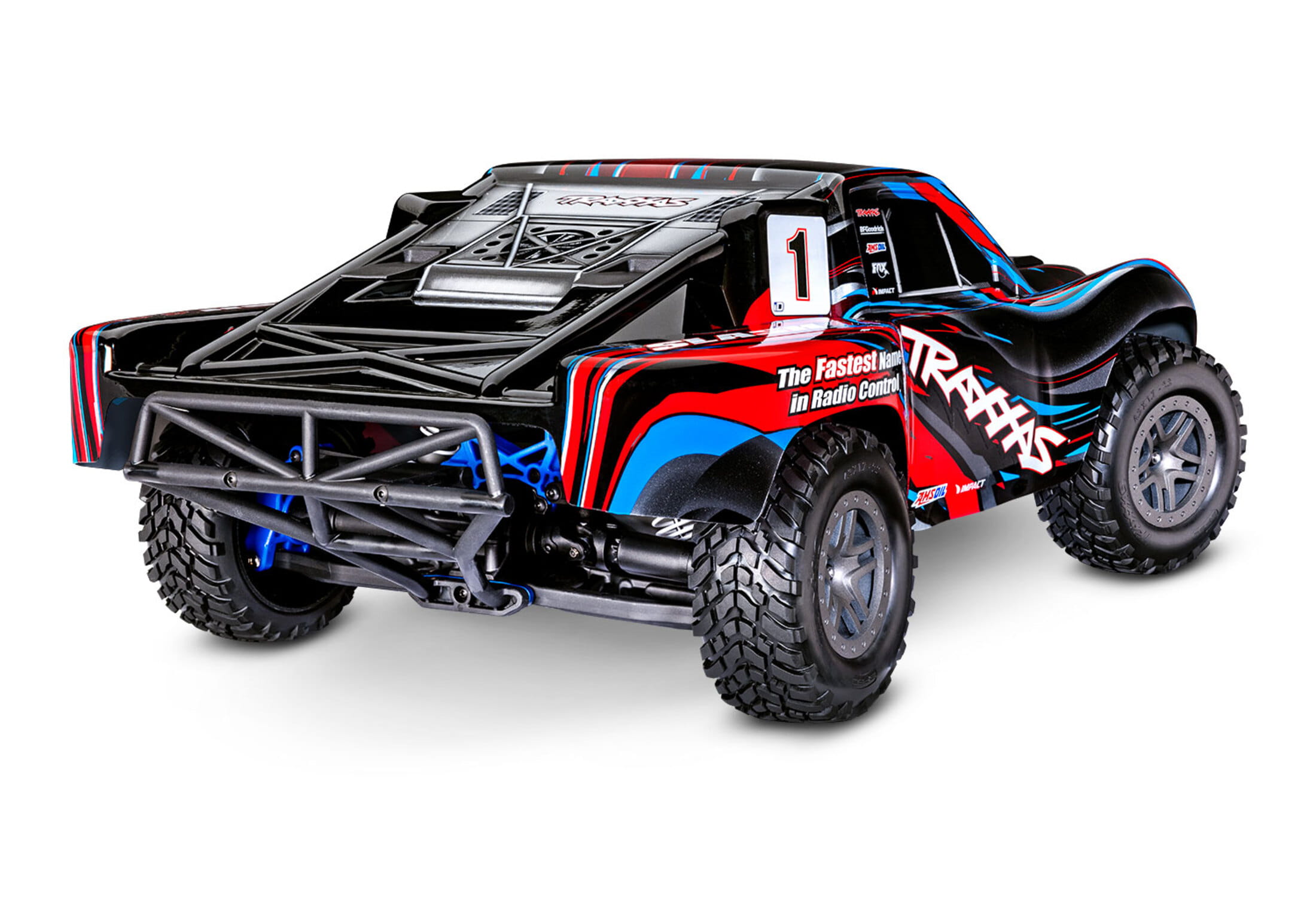Traxxas RC Slash 4x4 Brushless 2S Short Course RTR Rot 1:10