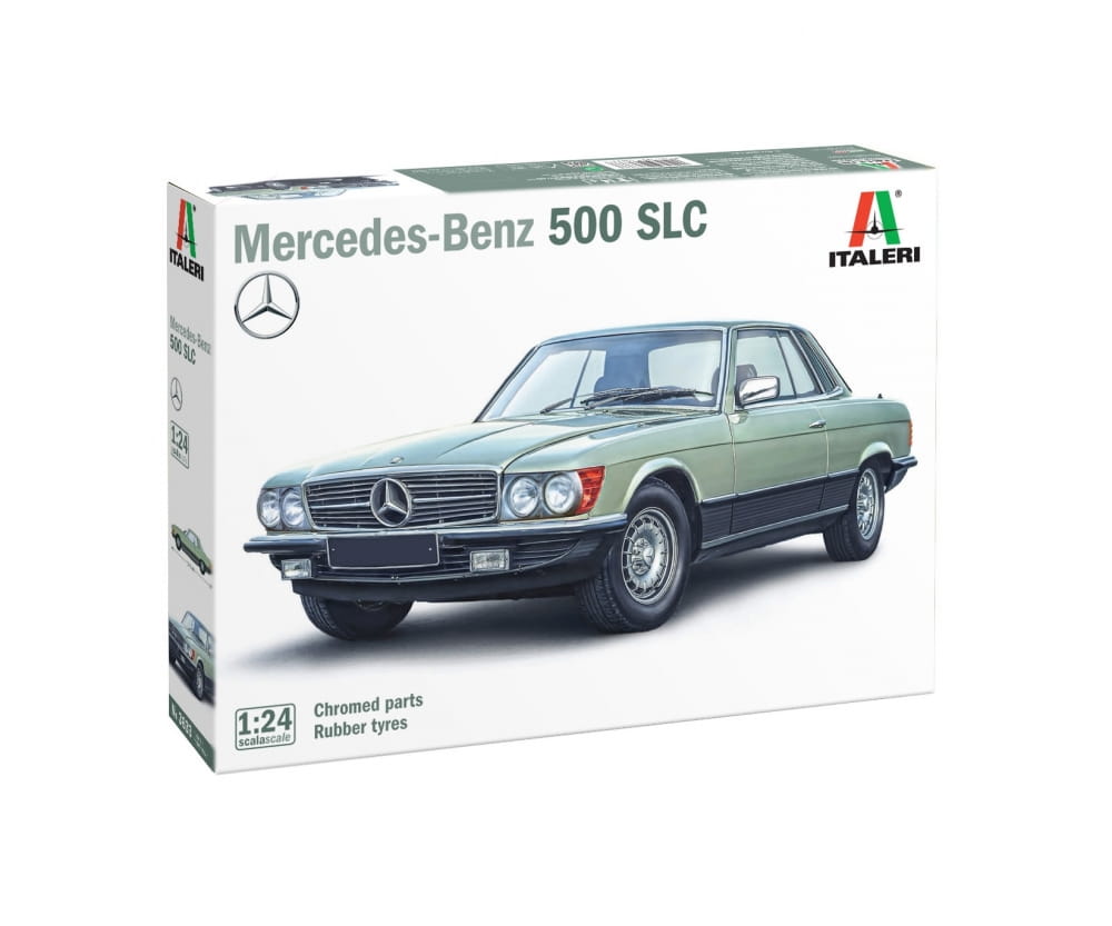 Plastikmodellbau von Italeri 1-24 mercedes 500 slc