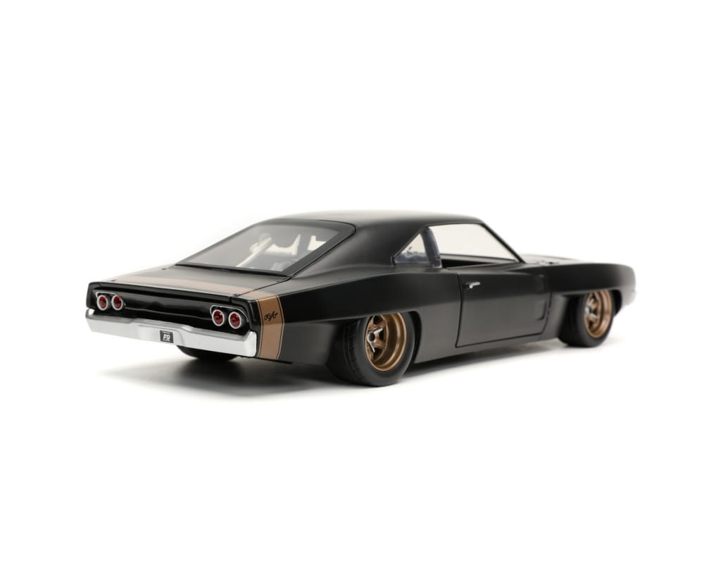Jada Toys Fast _ Furious 1968 Dodge Charger Widebody Modellauto 1_24 schwarz_