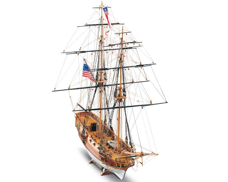 Mamoli Blue Shadow Bausatz 1_64 Schiffsmodell aus Holz und Metall