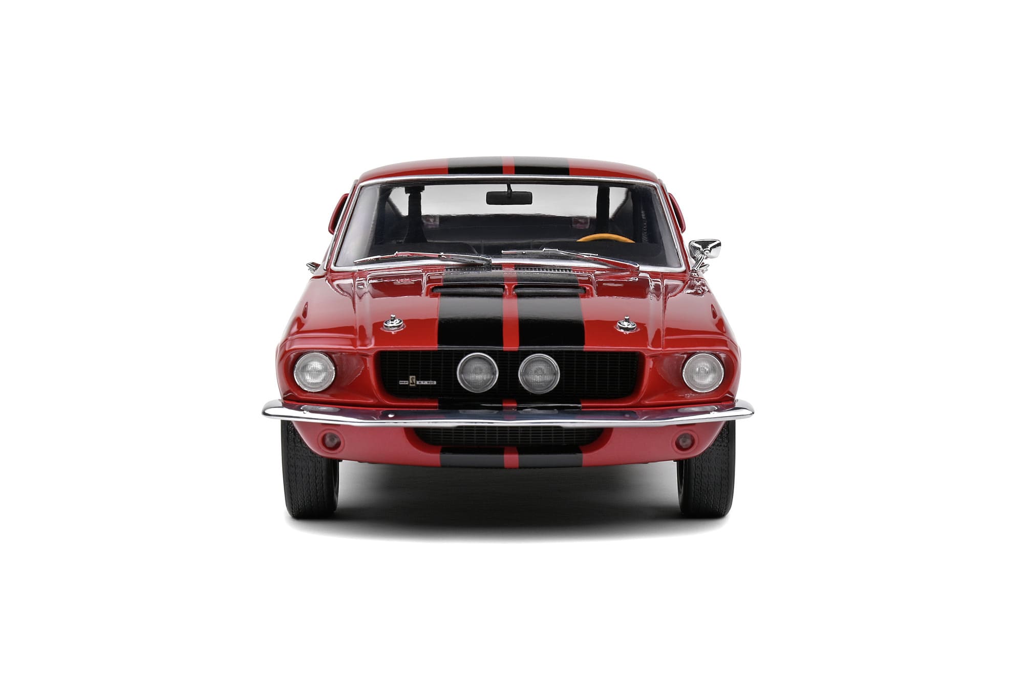 Solido Shelby Mustang GT500 1967 Modellauto 1_18 Burgunder Rot