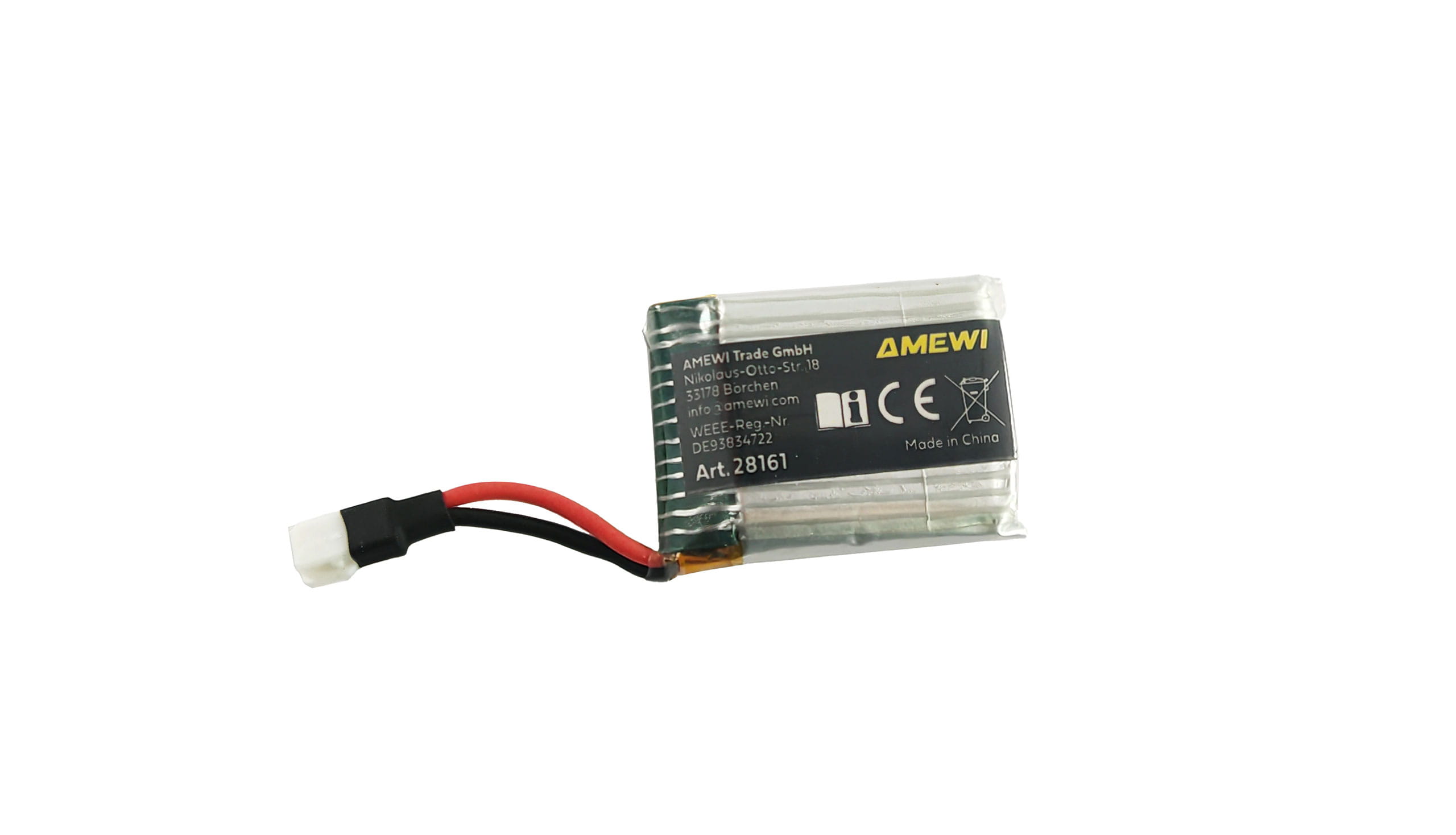 Amewi LiPo Akku 1S 3_7V 500mAh 25C JST-Molex - Art_-Nr. 28161