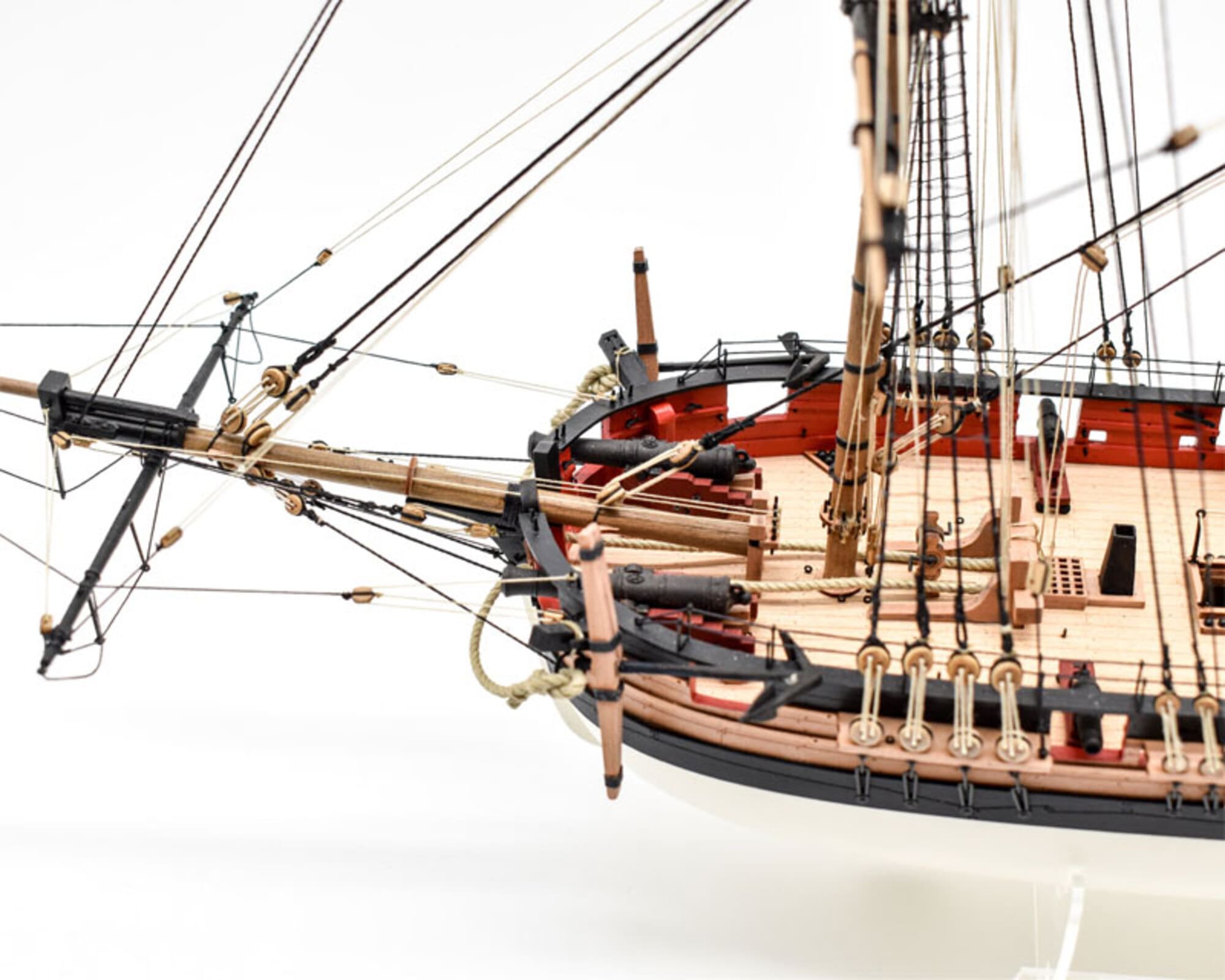 Bausatz des historischen Kanonenboots HM Adder von 1797 im Massstab 1_64
