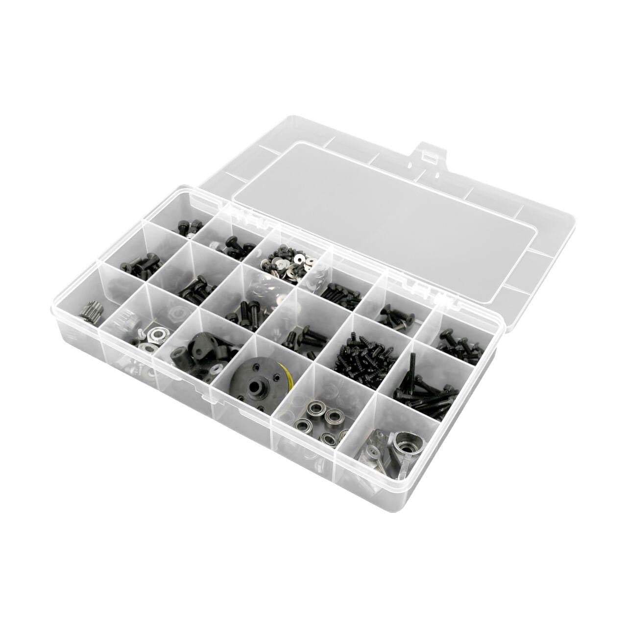 Robitronic Sortierkasten 18 Faecher fix 210x119x34.5m - RC-Zubehoer