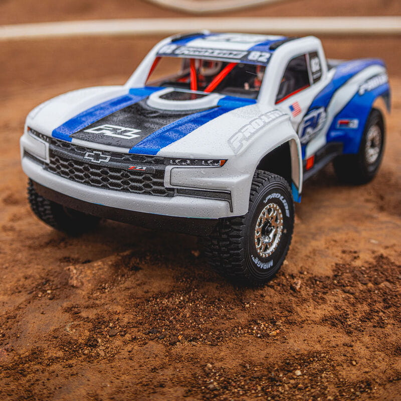 Proline 1_16 Pre-Cut 2019 Chevy Silverado Trophy Truck Unlackiert Karosserie_ GROM - RC-Zubehoer