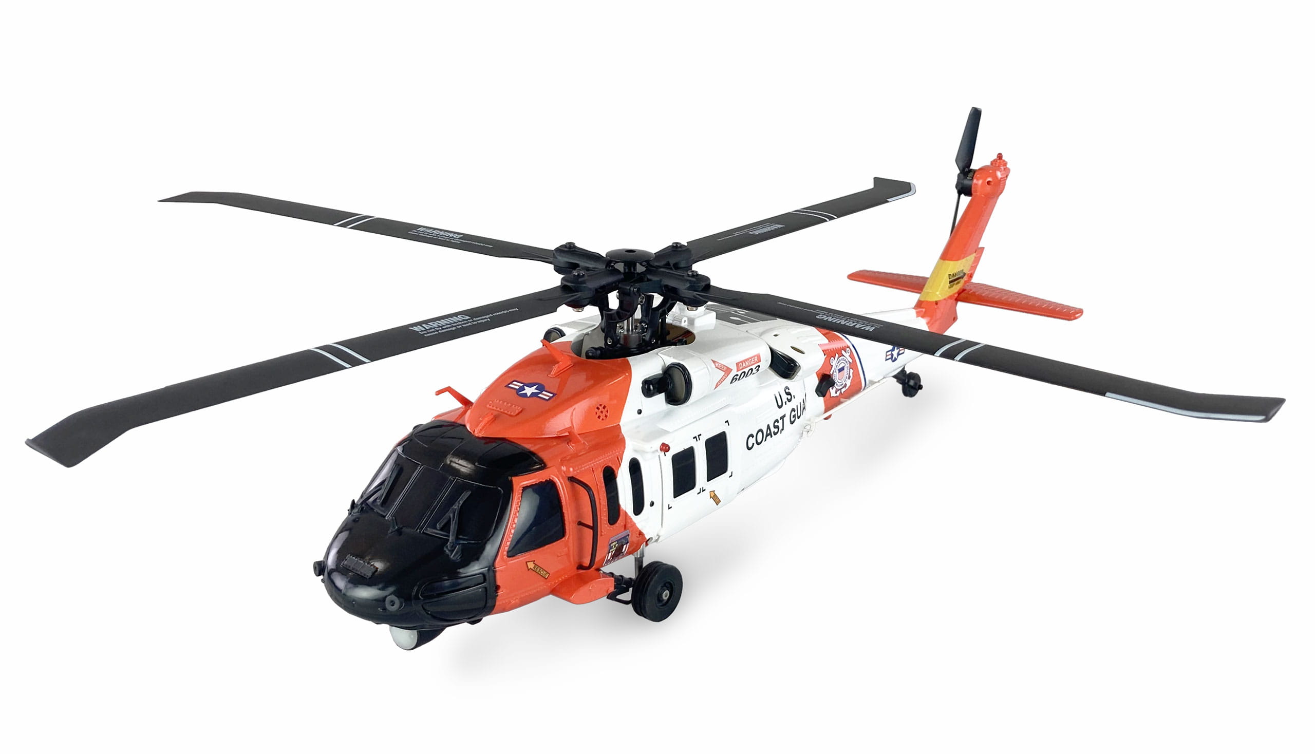Amewi RC Hubschrauber UH60 Black Hawk Coastguard 6G/3D GPS RTF