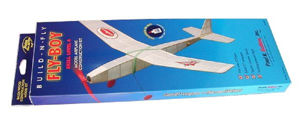 Guillow's Freiflugmodell Fly Boy Balsabausatz Wurfgleiter mit Klebstoff Guillow's Freiflugmodell Fly Boy Balsabausatz Wurfgleiter mit Klebstoff