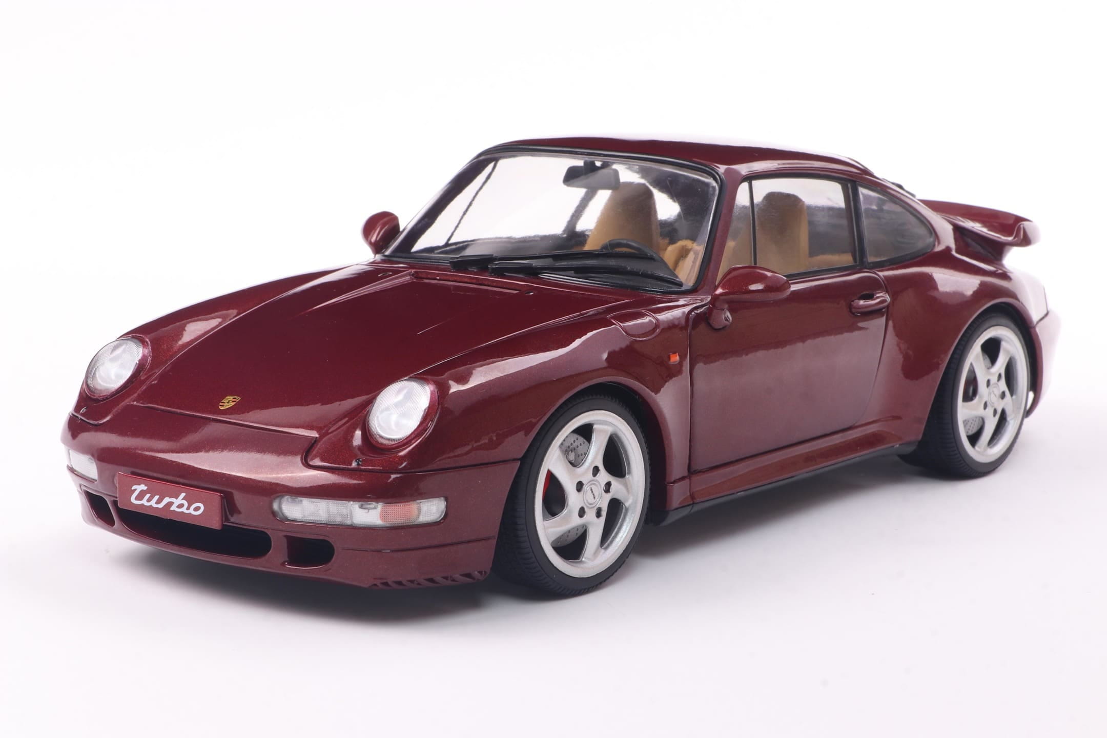 SOLIDO 1:18 Porsche 911 (993) Turbo Red 1997 - Modèle Réduit Collection