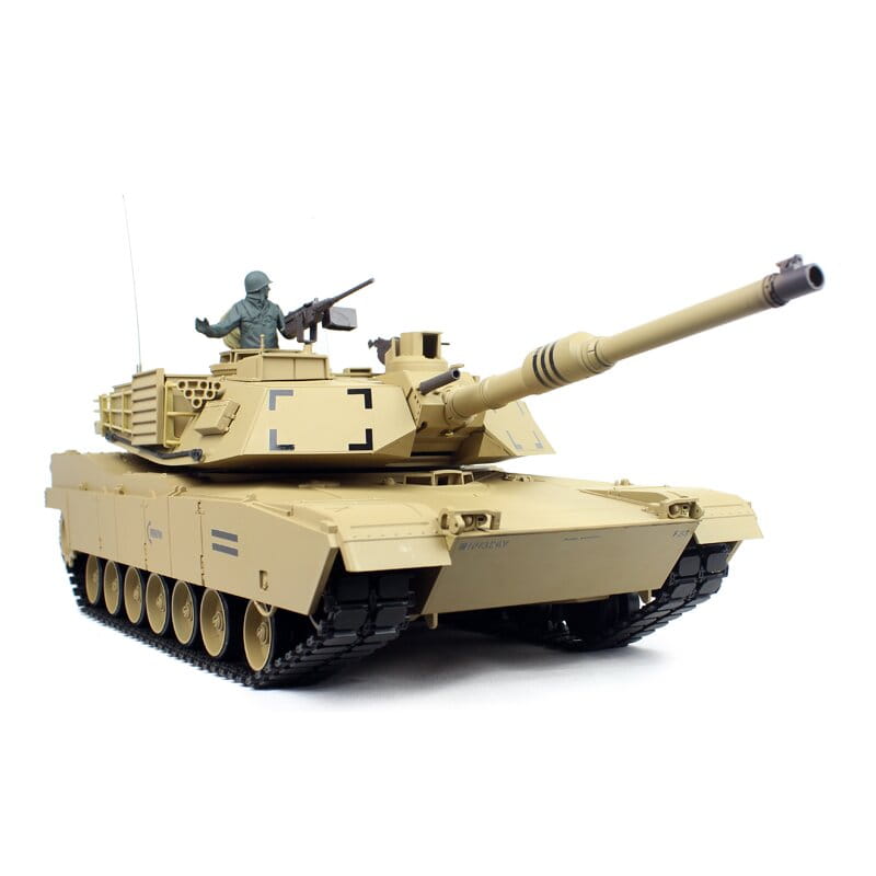 Torro RC Panzer M1A2 Abrams sand BB+IR (Metallketten) 1:16