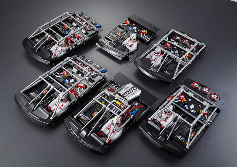 Killerbody Cockpit Set Links, Motor hinten, lackiert