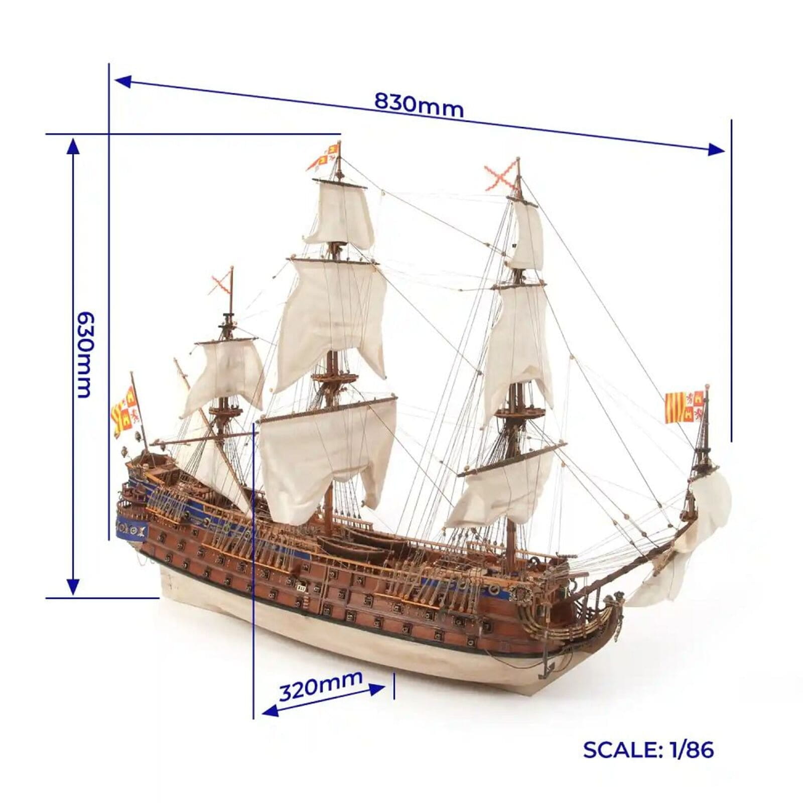 San Felipe Standmodellbausatz 1_86 - Modellzubehoer