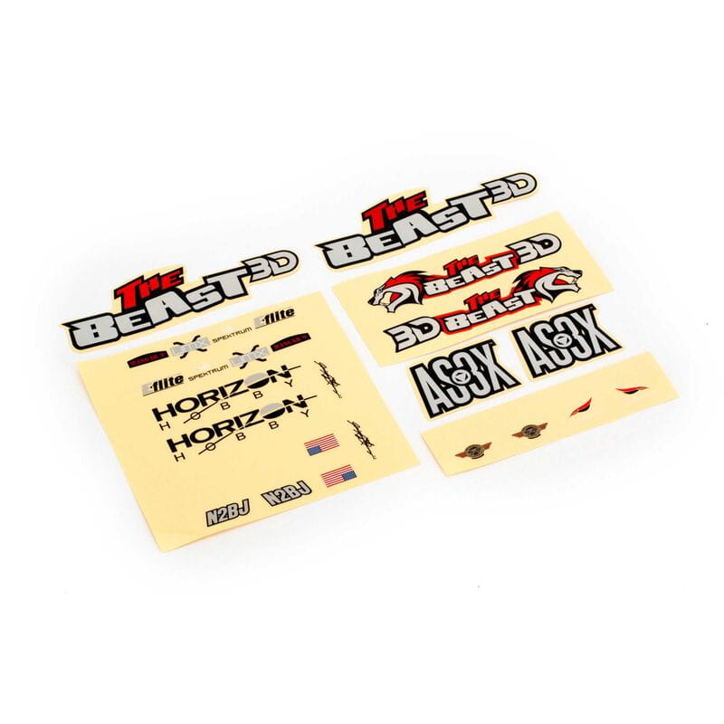 E-flite Decal Sheet_ UMX Beast 3D Ersatzteil