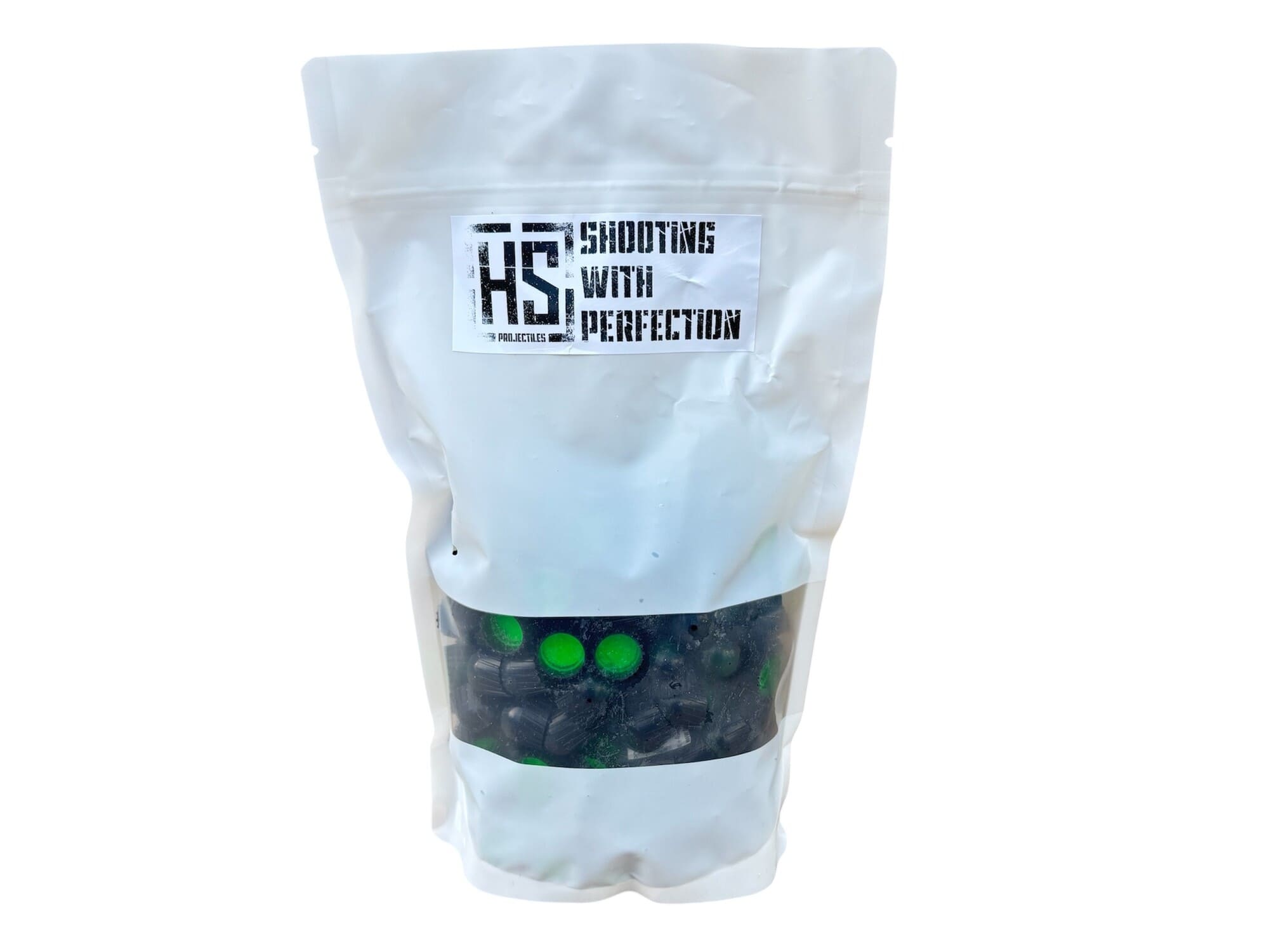 HS Projectiles Trainingsprojektile Paintball 200 Stueck Gruen Neon Gruen Fuellung MagFed