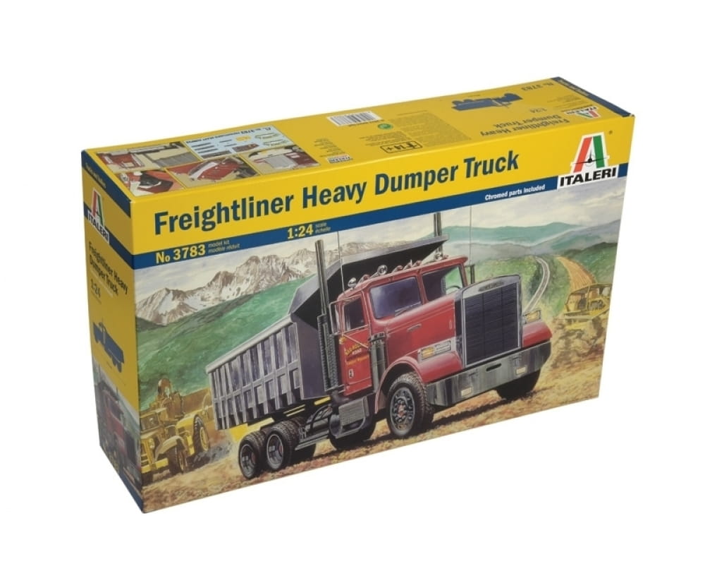 Italeri 1:24 Freightliner schwerer Kipplaster Plastik Modellbau
