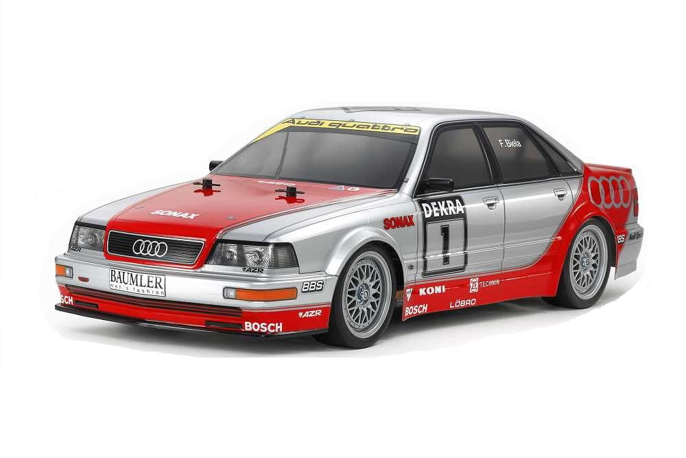 Tamiya RC Audi V8 1992 Tourenwagen (TT-02) Brushless Edition 1:10 Komplett Set