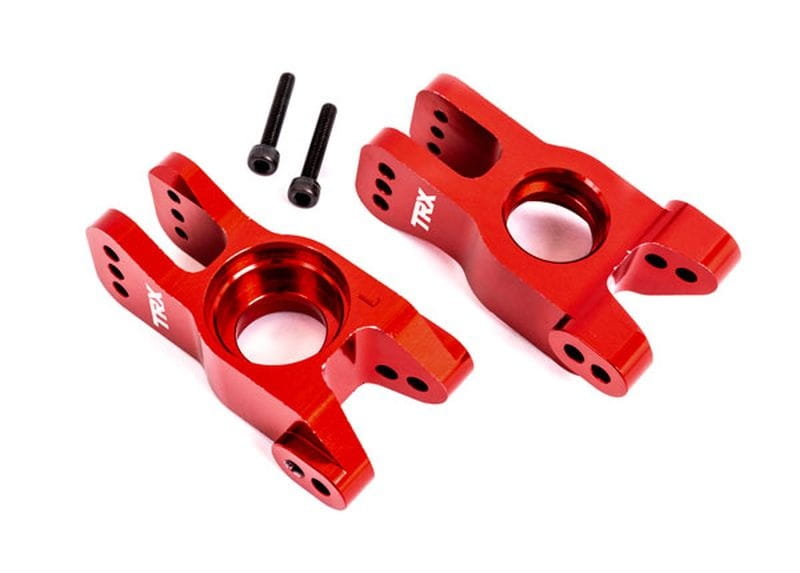 Traxxas Radträger Alu l/r hi rot eloxiert